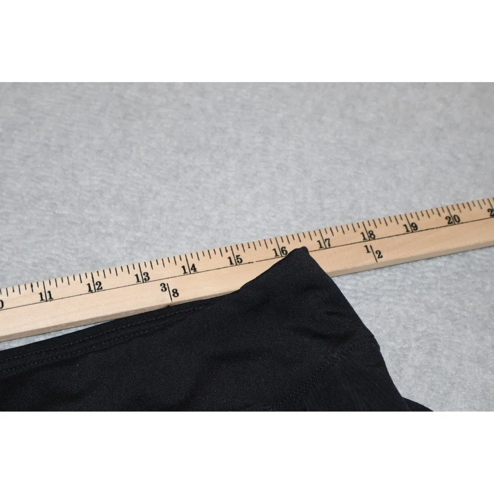 Orvis Lined Skort Skorts Shorts Women Large Black Athletic Outdoor Zipper Pocket